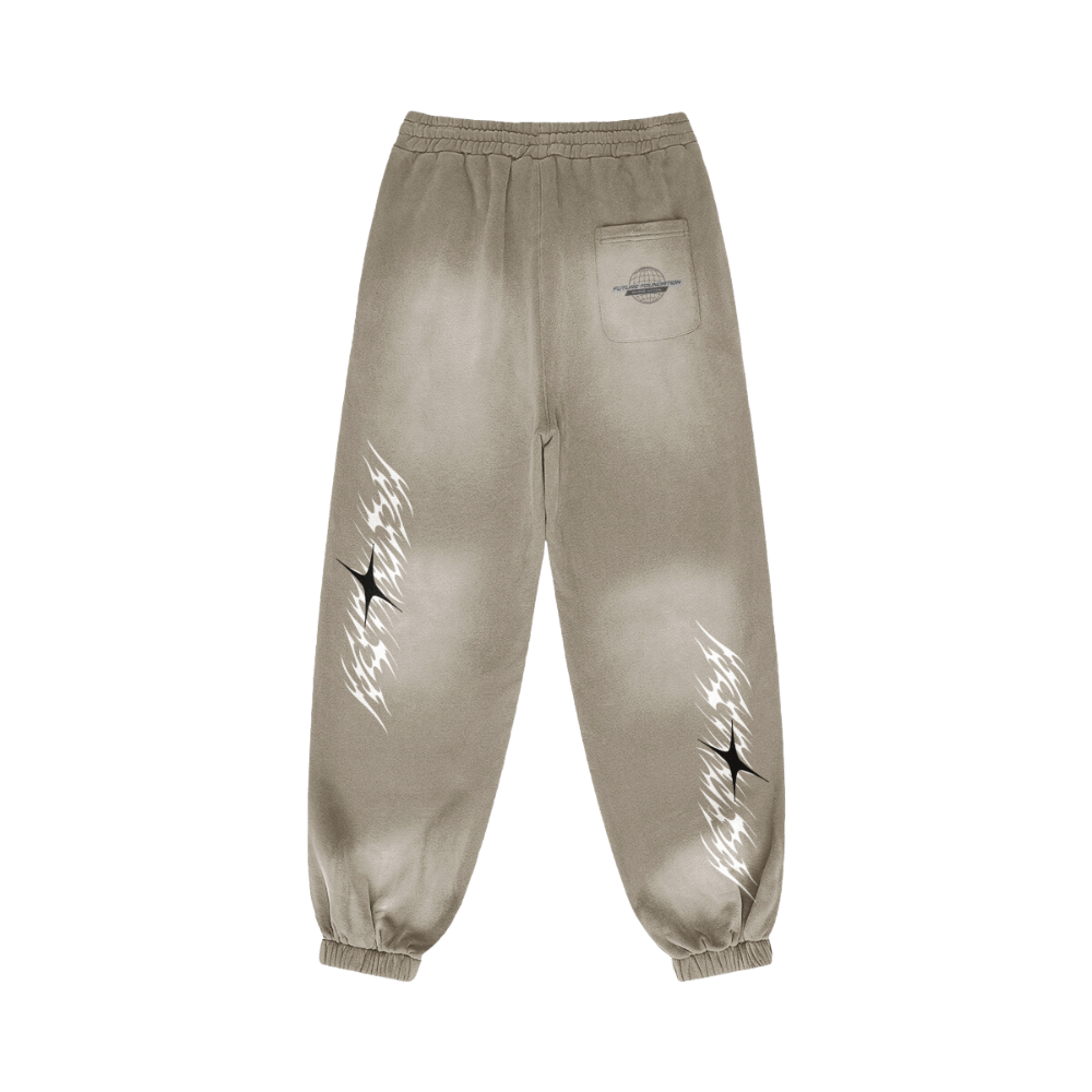 Future Foundation -Strider (Warm Gray) 400GSM Sun Faded Sweatpants