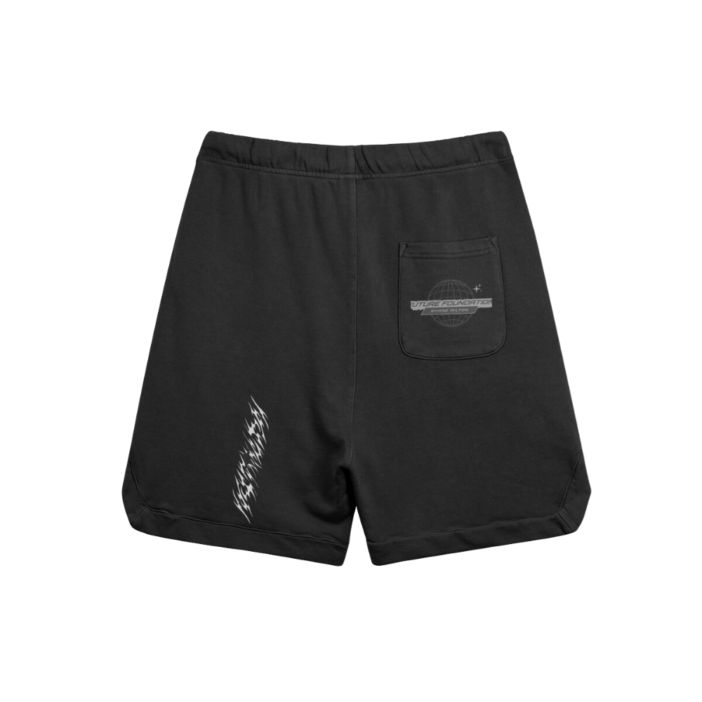 Future Foundation - Raw Hemp Snow Wash Cargo Shorts