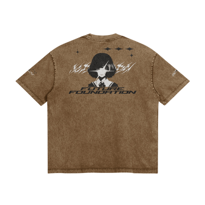 Future Foundation - Love (Brown) - Snow Wash Graphic Tee