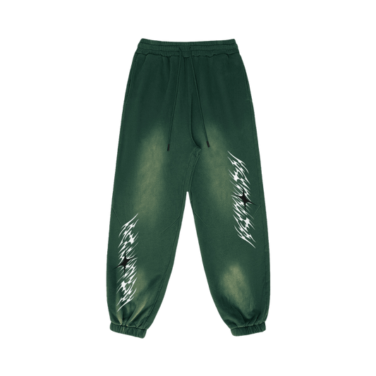 Future Foundation -Strider (Mineral Green) 400GSM Sun Faded Sweatpants