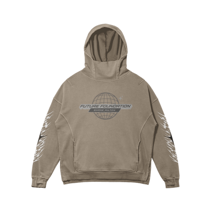 Future Foundation Turtleneck Hoodie (Khaki)