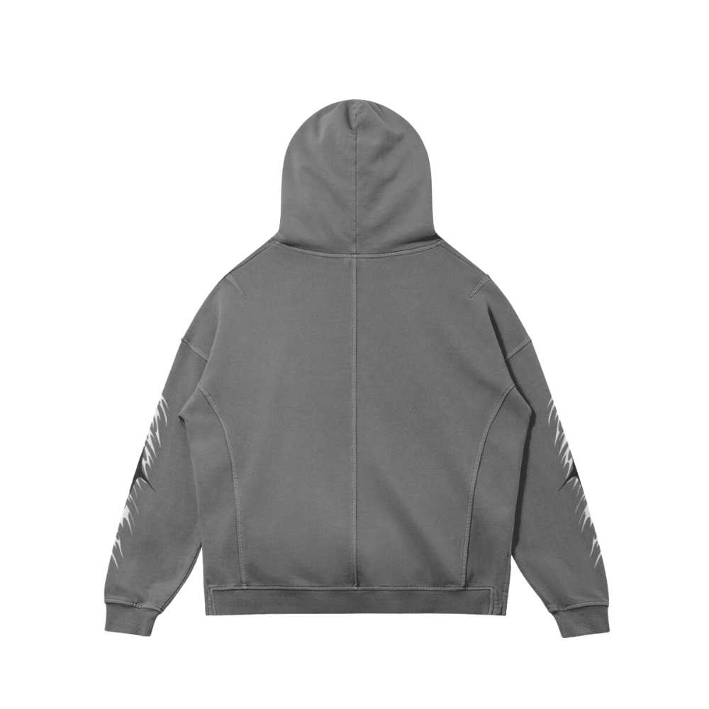 Future Foundation Turtleneck Hoodie (Neutral Grey)