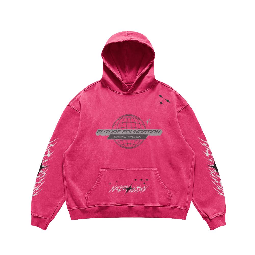 Future Foundation - Drive (Dark Pink) - 440GSM Super Heavyweight Hoodie