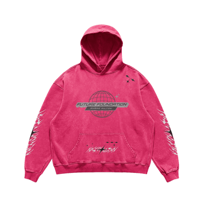 Future Foundation - Drive (Dark Pink) - 440GSM Super Heavyweight Hoodie