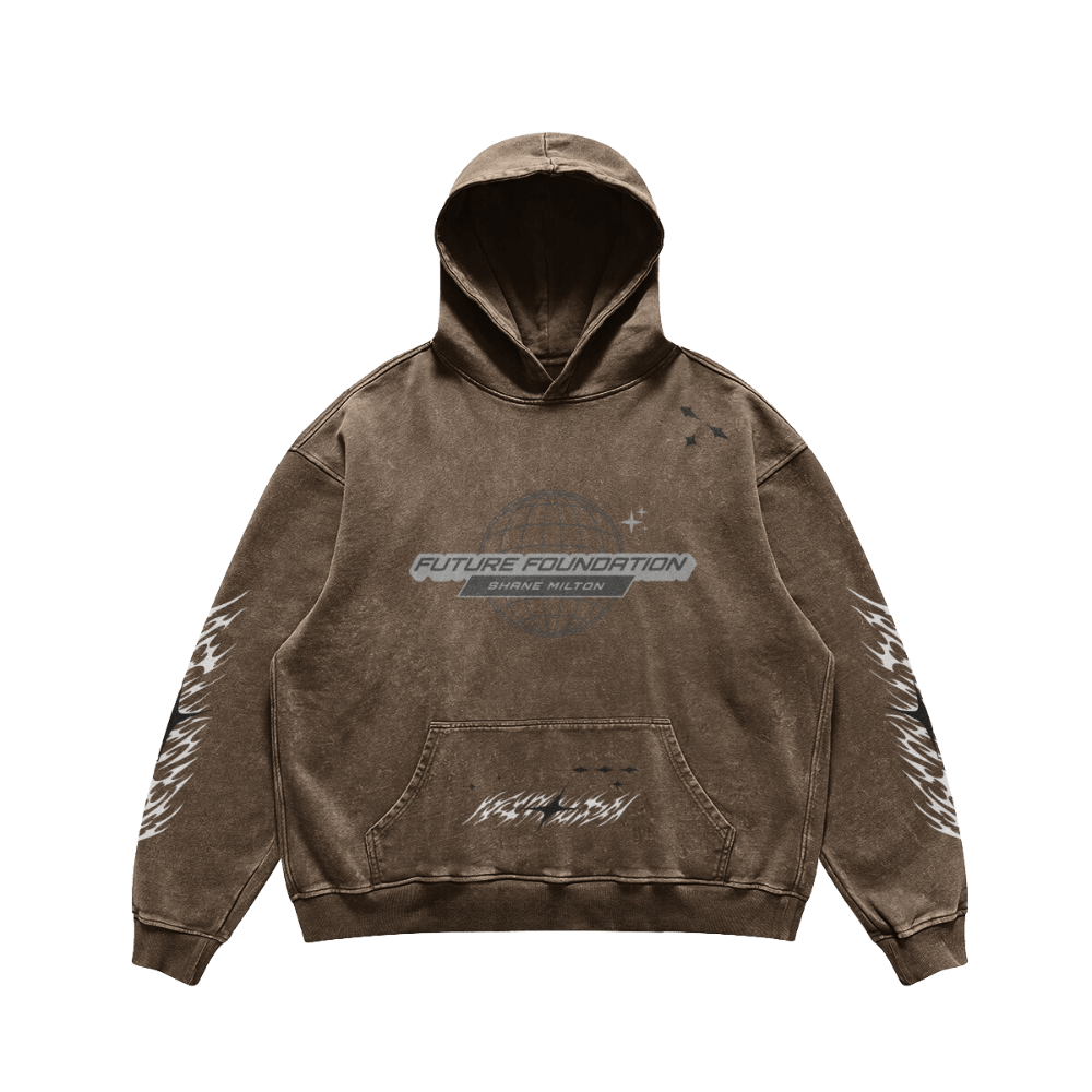 Future Foundation - Drive (Earth Brown) - 440GSM Super Heavyweight Hoodie