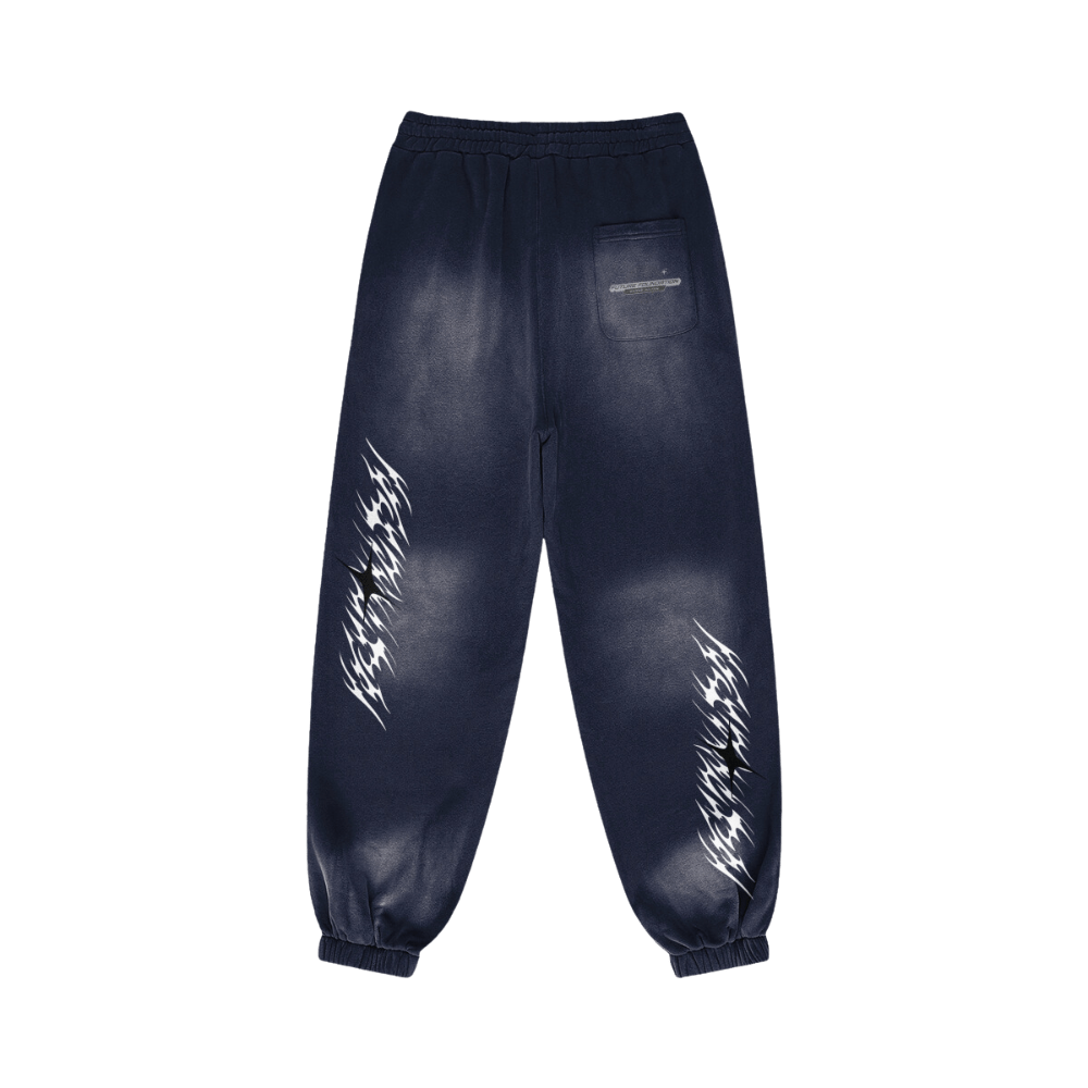 Future Foundation - Strider (Dark Blue) 400GSM Sun Faded Sweatpants