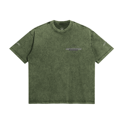 Future Foundation - Love (Rifle Green) - Snow Wash Graphic Tee