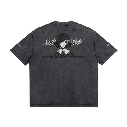 Future Foundation - Love (Dark Grey) - Snow Wash Graphic Tee