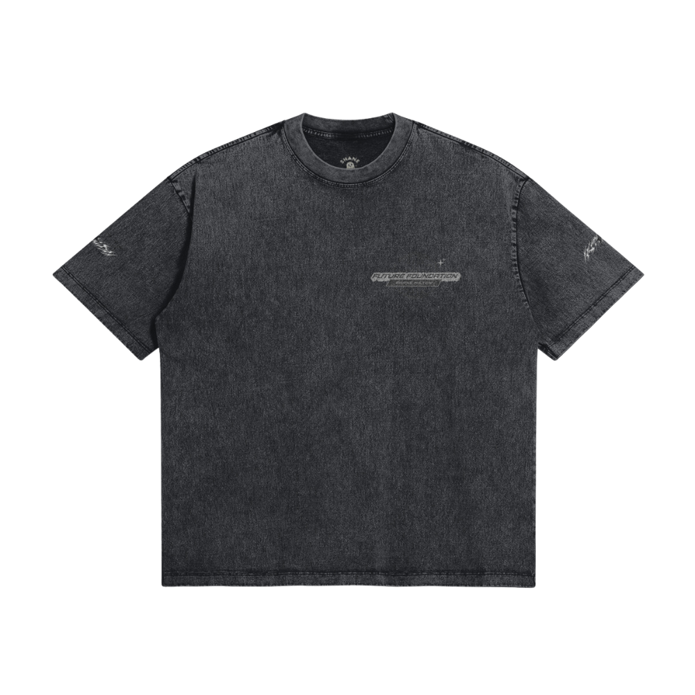 Future Foundation - Love (Dark Grey) - Snow Wash Graphic Tee