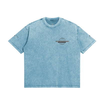 Future Foundation - Love (Pastel Blue) - Snow Wash Graphic Tee