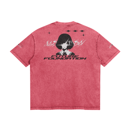 Future Foundation - Love (Watermelon Pink) - Snow Wash Graphic Tee