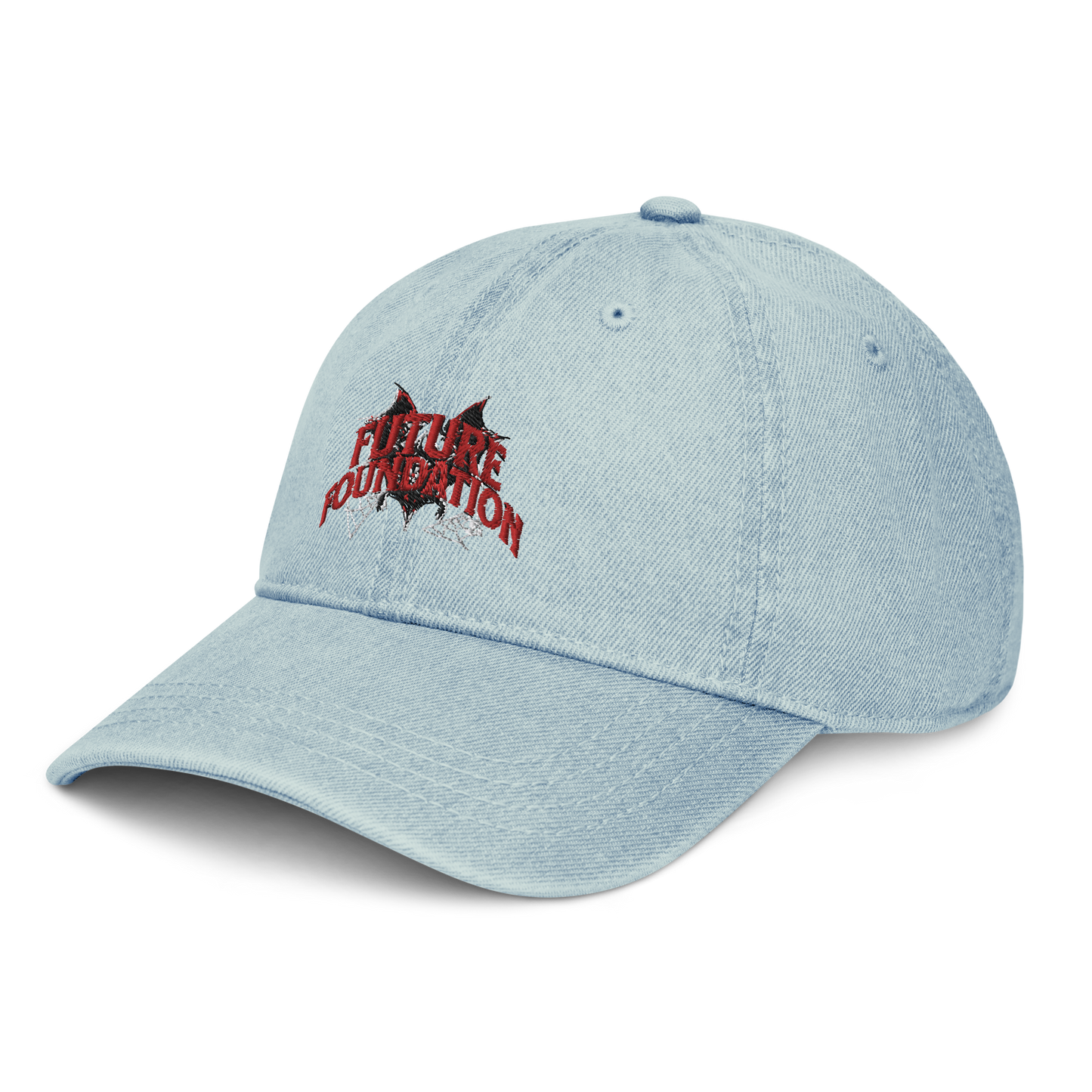 Future Foundation Bat - light blue Denim Hat feint left 