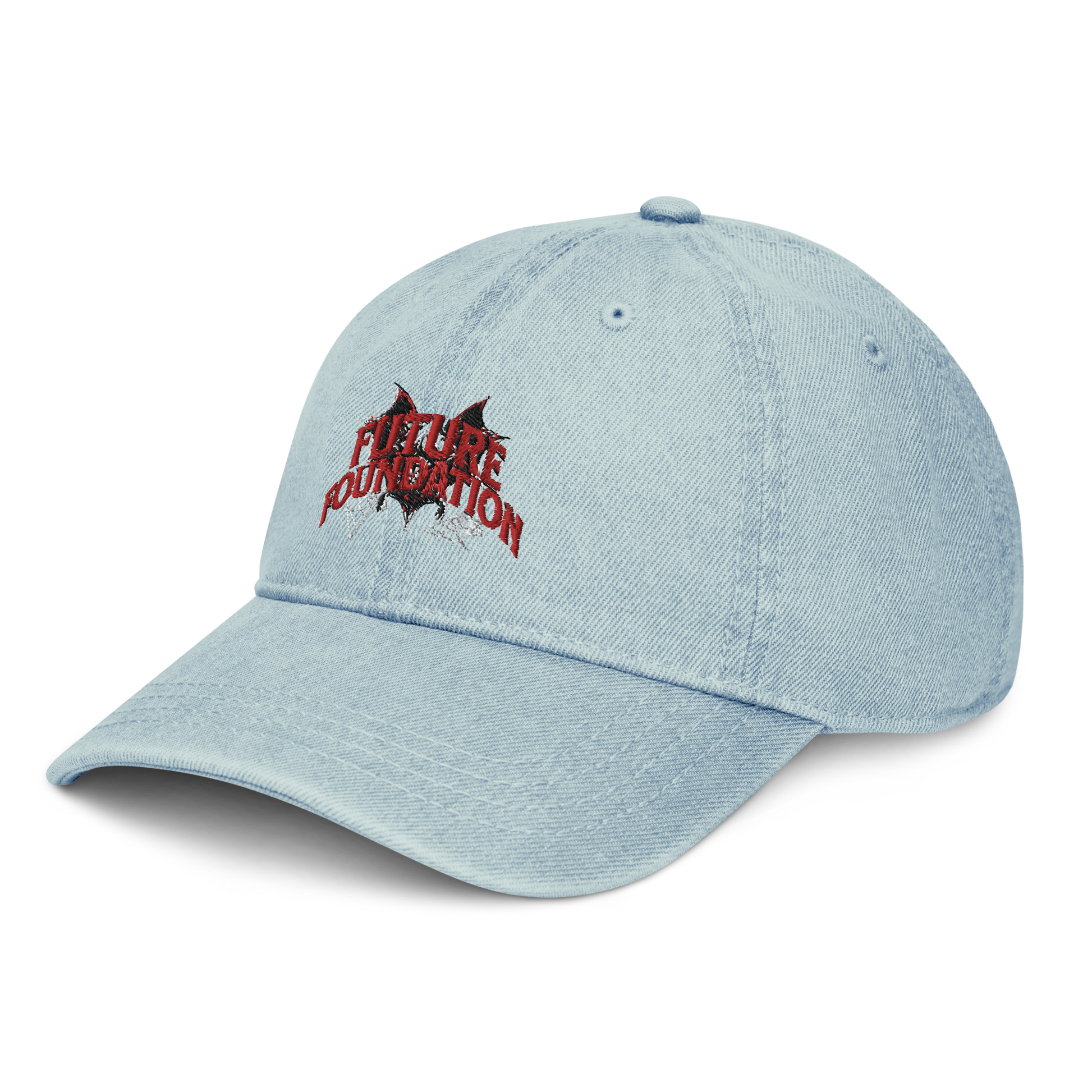 Future Foundation Bat - light blue Denim Hat feint left 