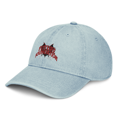 Future Foundation Bat - light blue Denim Hat feint left 